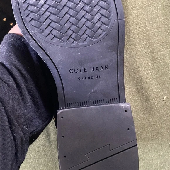 Black Suede Ankle Boots Cole Haan - Picture 4 of 5